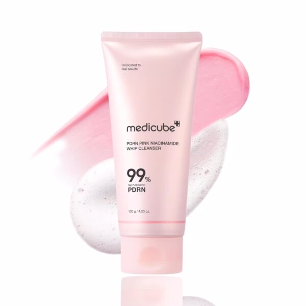MEDICUBE PDRN Pink Niacinamide Whip Cleanser 120g