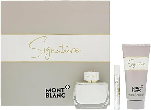 COFFRET MONT BLANC SIGNATURE 3PCS