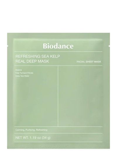 MASQUE VISAGE BIODANCE REFRESHING SEA KELP REAL DEEP 34G
