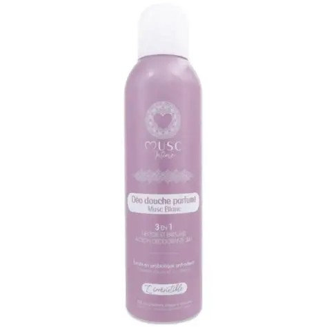 DEO DOUCHE MUSC INTIME MUSC BLANC 3EN1 200ML