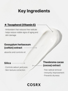 ECRAN COSRX VITAMINE E