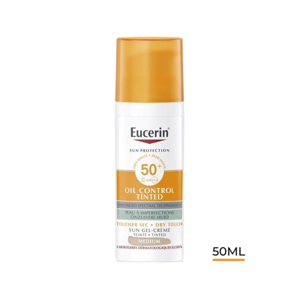 EUCERIN OIL CONTROL TINTED 50ML MEDIUM