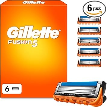 GILLETTE FUSION 5 6PCS