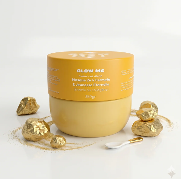 GLOW ME MASQUE GEL VISAGE JAUNE 350G