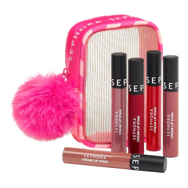 KIT SEPHORA 5 LIP STAIN