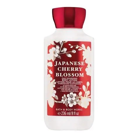 LAIT BATH AND BODY WORKS  236ML JAPANESE CHERRY BLOSSOM