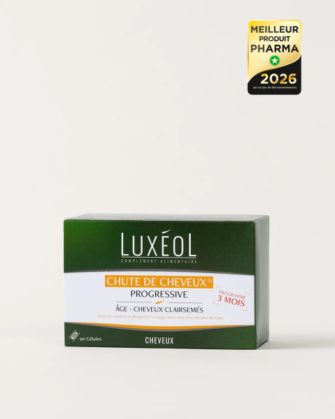 LUXEOL CHUTE DE CHEUVEUX PROGRESSIVE 90 GELULES