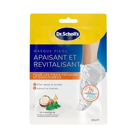 MASQUE PIEDS SCHOLL APAISANT ET REVITALISANT