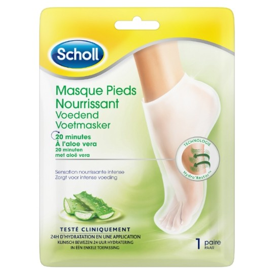 MASQUE PIEDS SCHOLL HYDRATANT ET ADOUCISSANT