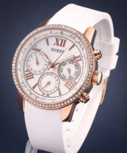 MONTRE GUESS ROND BLANC