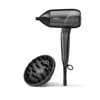 Sèche-cheveux BaByliss Titanium Shine 1600 D6200DE 1600 W Gris anthracite