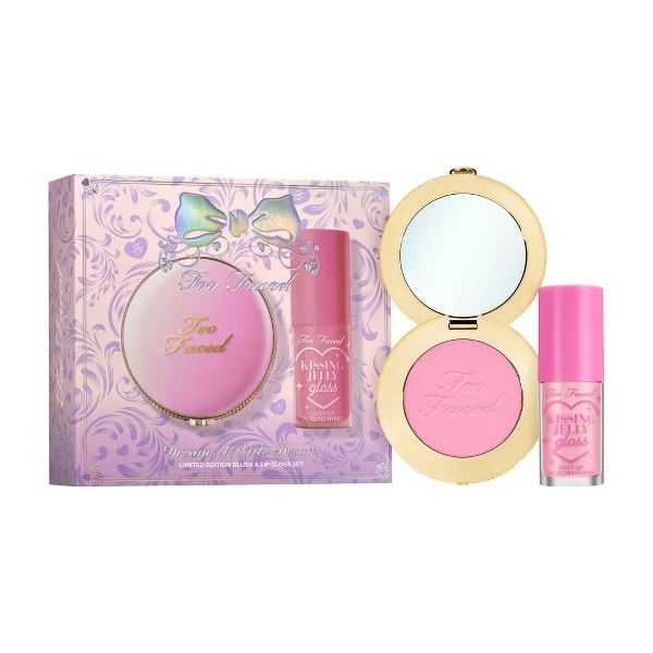 TOO FACED DUO BLUSH ET LIP GLOSS DREAM A LITTLE DREAM