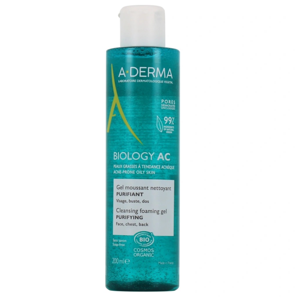 ADERMA BIOLOGY AC GEL MOUSSANT NETTOYANT 400ML