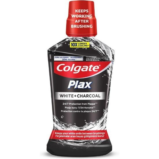 BAIN DE BOUCHE COLGATE WHITE AND PROTECT CHARCOAL 500ML