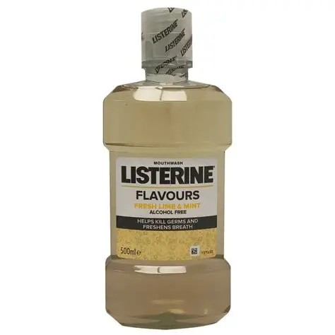 BAIN DE BOUCHE LISTERINE FLAVOURS FRESH LIME AND MINT 500ML