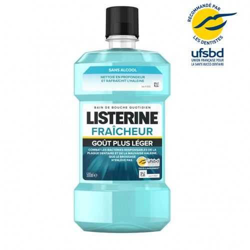 BAIN DE BOUCHE LISTERINE FRAICHEUR  500ML