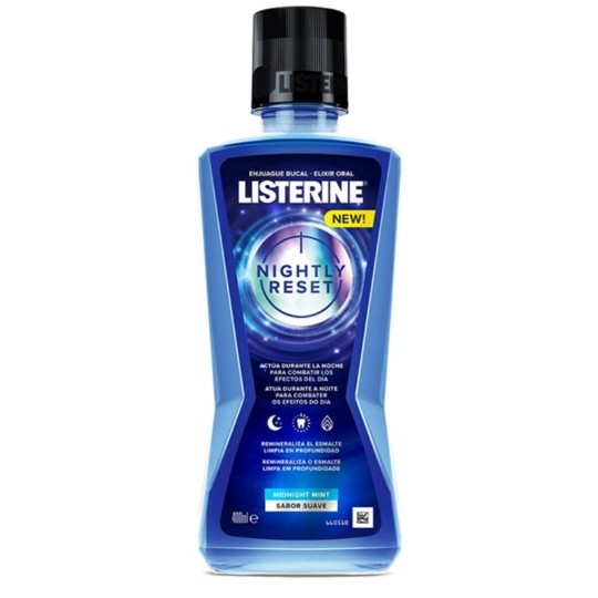 BAIN DE BOUCHE LISTERINE NIGHTLY RESET 400ML