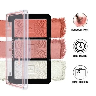 CHARACTER PALETTE GLOW AND BLUSH TRIO 13.5G