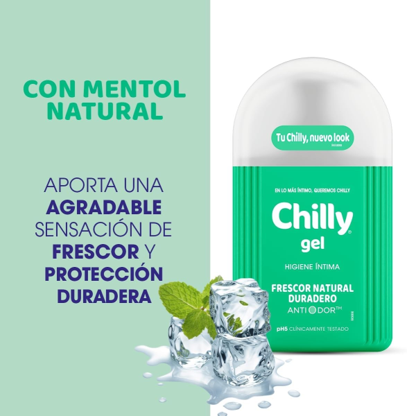 CHILLY GEL INTIME VERT 250ML
