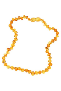 COLLIER AMBRE DE DENTITION