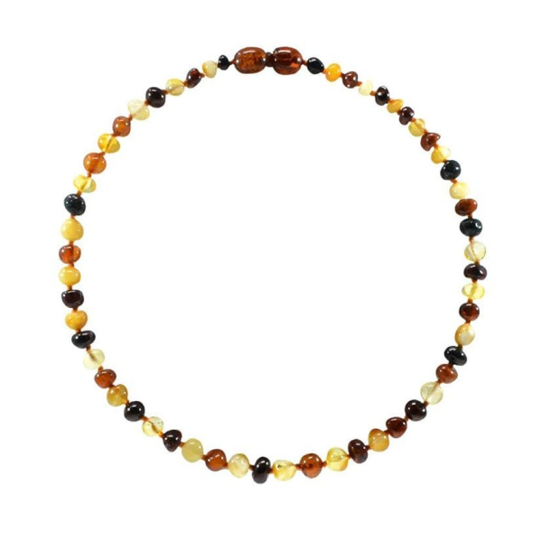COLLIER AMBRE DE DENTITION