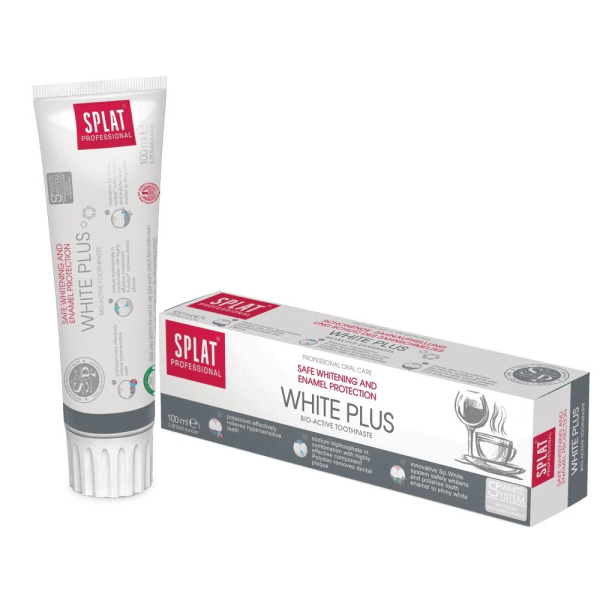 DENT SPLAT WHITE PLUS 100ML