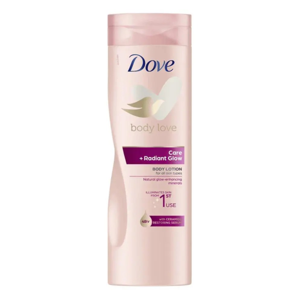 DOVE BODY LOVE CARE+RADIANT GLOW 400ML