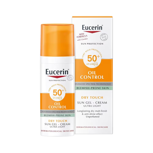 EUCERIN SUN GEL-CREME OIL CONTROL DRY TOUCH SPF50 50+- 50ML