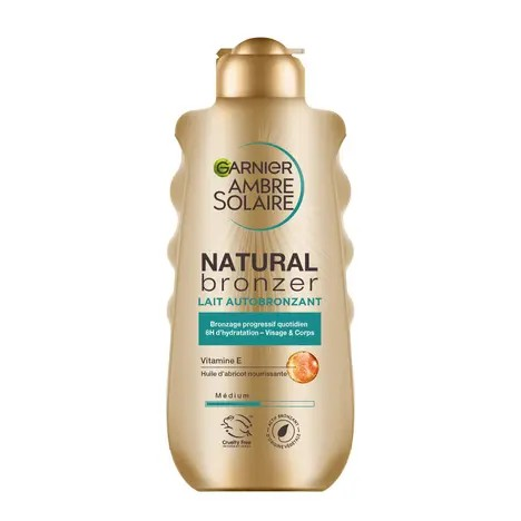 LAIT NATURAL BRONZER GARNIE SOLAIR 200ML