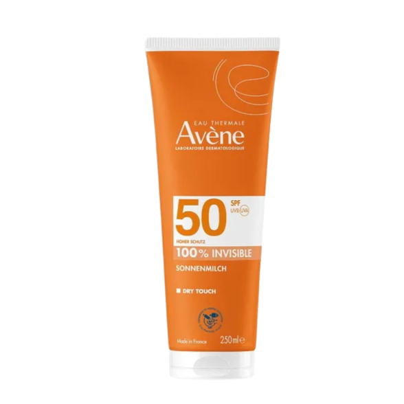 LAIT SOLAIRE AVENE 250ML 100% INVISIBLE