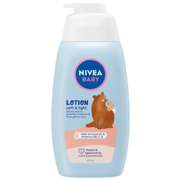 NIVEA LOTION BEBE SOFT ET LIGHT 500ML