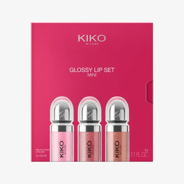 KIKO MILANO GLOSSY LIP SET MINI 3D HYDRA LIPGLOSS