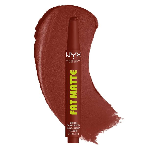 NYX FAT MATTE ROUGE A LEVRES VELOUTE N°07 COCOA CUDDLES 2G