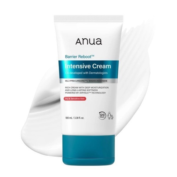 ANUA BARRIER REBOOT INTENSIVE CREAM ML3 PRECURSORS+ MADECASSOSIDE DRY & SENSITIVE SKIN 100ML