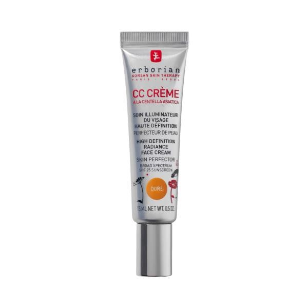 CC CREME ERBORIAN A LA CENTELLA ASIATICA SOIN ILLUMINATEUR DU VISAGE HAUTE DEFINITION 15ML