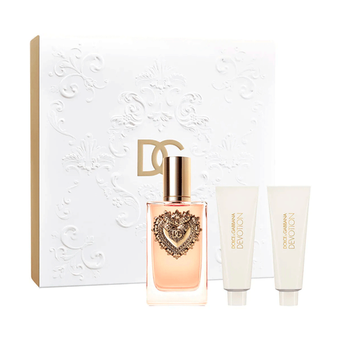 COFFRET DOLCE & GABBANA DEVOTION EDP 100ML-SHOWER GEL 50ML-BODY LOTION 50ML