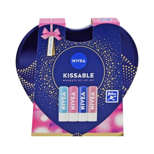 COFFRET NIVEA KISSABLE MOMENTS OF LIP JOY 4PCS