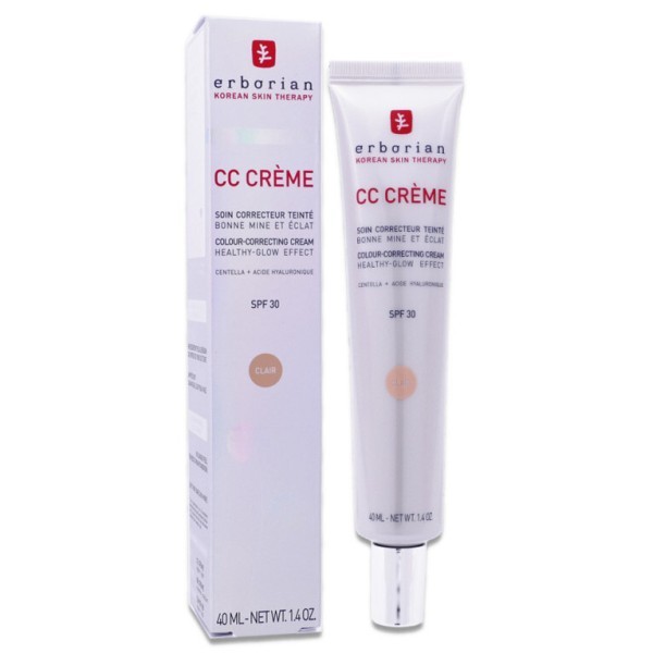ERBORIAN KOREAN SKIN THERAPY CC CREME SOIN CORRECTEUR TEINTE SPF 30 CLAIR 40ML