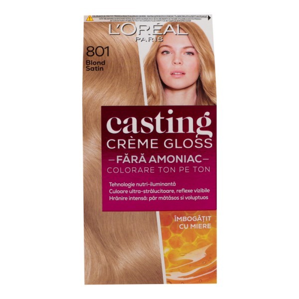 L'OREAL TIN CASTING CREME GLOSS 801 BLOND SATIN