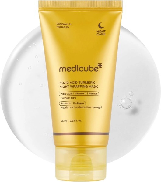 MEDICUBE KOJIC ACIDE TURMERIC NIGHT WRAPPING MASL 75ML