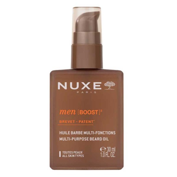 NUXE MEN BOOST HUILE BARBE MULTI-FONCTIONS TOUTES PEAUX 30ML