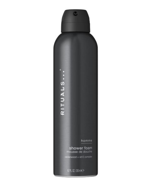 RITUALS MOUSSE DE DOUCHE POUR HOMME CEDARWOOD+VIT E COMPLEX 200ML