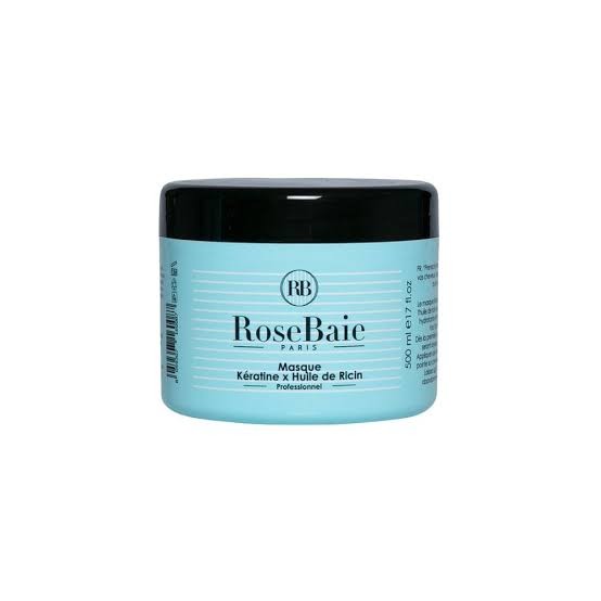 ROSE BAIE MASQUE KERATINE X HUILE DE RICIN PROFESSIONNEL 500ML
