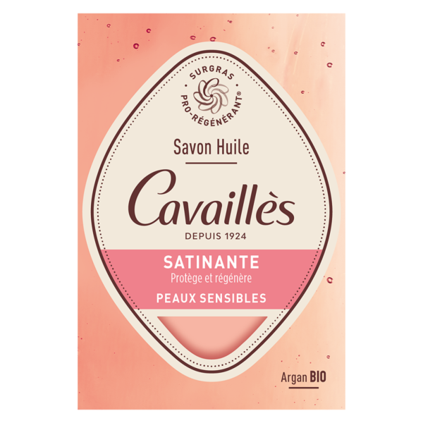 SAVON HUILE ROGE CAVAILLES SATINANTE 100G