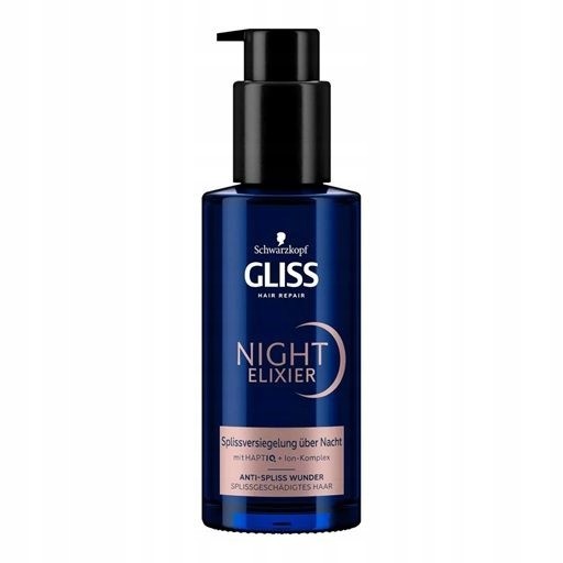 SCHWARZKOPF GLISS HAIR REPAIR NIGHT ELIXIR ANTI-SPLISS WUNDER 100ML