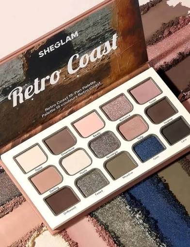 SHEGLAM RETRO COAST 15-PAN PALETTE 14g