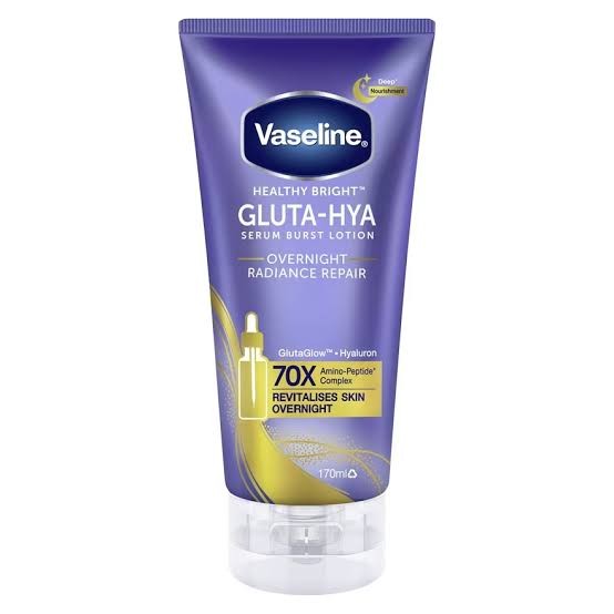 VASELINE GLUTA-HYA 70X OVERNIGHT RADIANCE REPAIR 200ML
