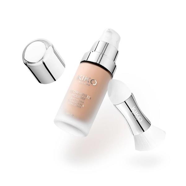 KIKO MILANO SILKY HYDRA FOUNDATION & CONCEALER N°03 BLANCHED ALMOND SPF30 28ML